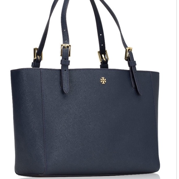 Tory Burch Emerson place Buckle Tote Royal Navy - Picture 2 of 8